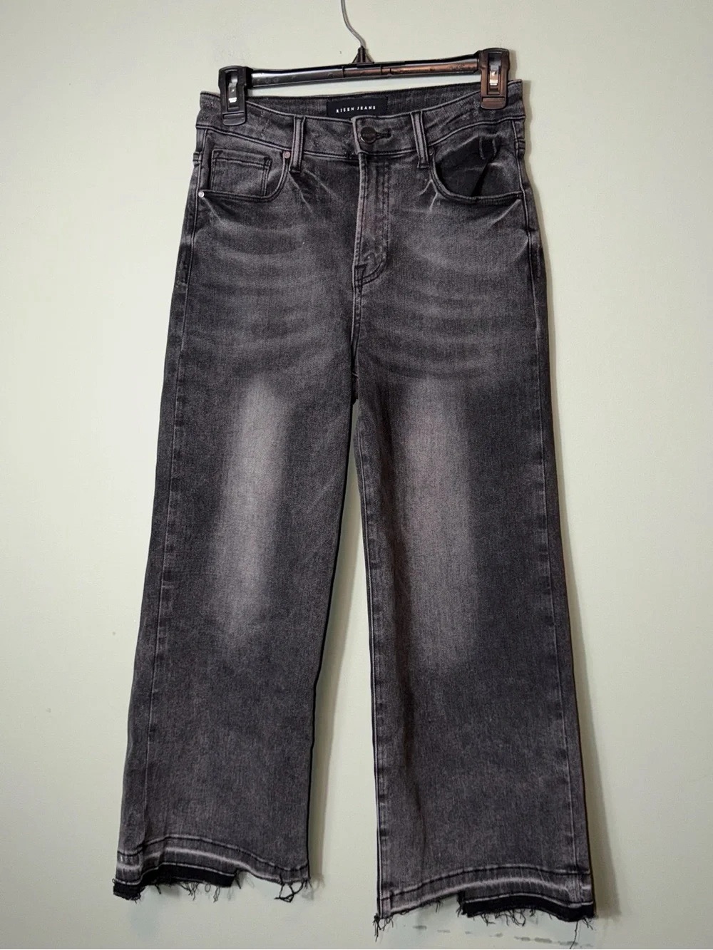 ASOS Men's Straight Jeans in Washed Black Grey